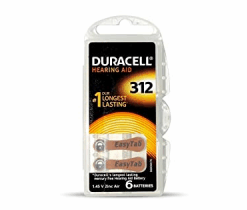 DURACELL 312 İŞİTME CİHAZ KULAK PİLİ 6 PARÇA  KUTU