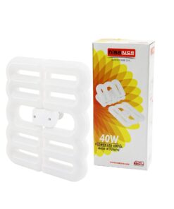 FLOWER KATLANIR - 4B ŞEKİL 21X23.5CM 40W - E27 BEYAZ LED LAMBA AMPUL 3600 LÜMEN - 6500K