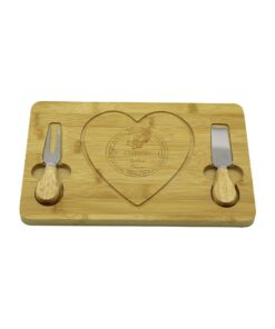 KALPLİ BIÇAK SAĞ-SOLAHŞAP BAMBU KAHVALTI PEYNİR SUNUM PANO2 BIÇAK=AHŞAP SAP19X29CM-1.5CM