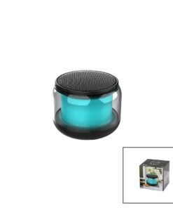 KAVANOZ MODELİ - MİKA GÖVDEB LUETOOTH WİRELESS MİNİ HOPARLÖR SPEAKER USB ŞARJLI - IŞIKLI5W