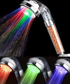 Led Işıklı Su Tasarruflu Banyo Duş Başlığı