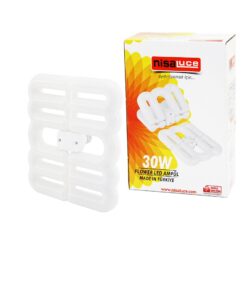 NİSALUCE EAMP-096/B 30W - E27FLOWER KATLANIR- 4B ŞEKİL16X21CMBEYAZ LED LAMBA AMPUL 2700LÜMEN- 6500K