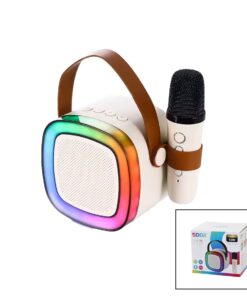 NOSTALJİ MİNİ RAMODELKARAOKE MİKROFONLUBLUETOOTH WİRELESS HOPARLÖR- SPEAKER USB ŞARJLI