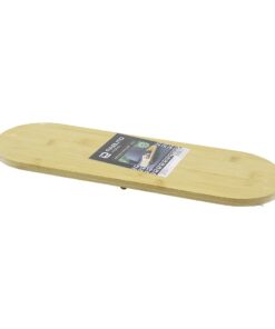 OVAL AHŞAP BAMBU 3 MİNİ=1CM AYAKLI  SUNUM TEPSİSİ 15X44X1.5CM