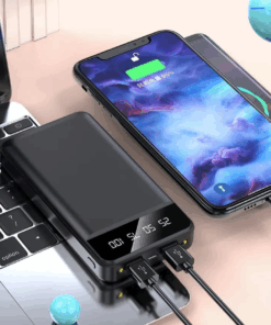 Power Bank 30000 mAh harici pil, taşınabilir şarj cihazı