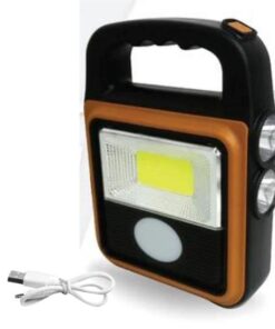 Taşınabilir 4 Farklı Fonksiyonlu Güneş Enerjili ve USB ile Şarj Olabilen Portatif Led Işıldak HS-8020