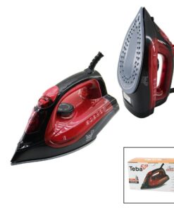 TEBA BUHARLI ÜTÜ  2200W   SERAMİK TABAN   ŞOK BUHAR=180GR - SÜREKLİ BUHAR=40GR