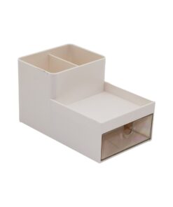 TEK ÇEKMECELİ + 3 BÖLMELİ  PLASTİK MAKYAJ - TAKI ORGANİZER 16X9.5CM - Y: 5--9.5CM