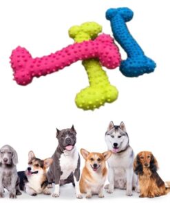Tiny Kemik Oyuncağı Tırtıklı Yüzey Küçük Kemik Plastik Köpek Oyuncağı