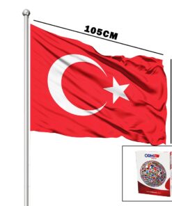 TÜRK BAYRAĞI ALPAKA KUMAŞ 70X105CM