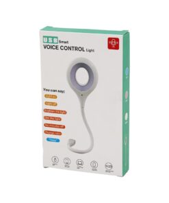 USB SMART VOICE CONTROL LİGHT SESLİ IŞIK AYARLI MİNİ YUVARLAK USB 16 LEDLİ LAMBA AKROBAT KOLLU 2W 5V-0.5A