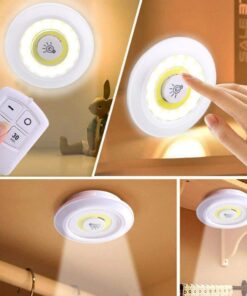 Uzaktan Kumandalı Yapışkanlı Led Spot Lamba