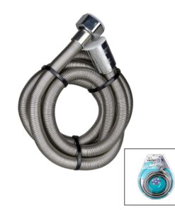 VAKUMLU   METAL YAYLI  DUŞ HORTUMU VAKUMLU 150CM