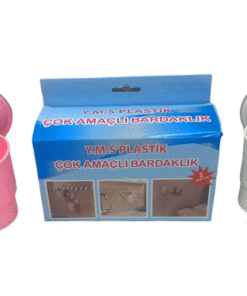 VANTUZLU PLASTİK 2 PARÇA  ÇOK AMAÇLI BARDAKLIK