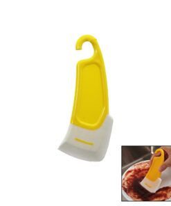 YAĞ - LEKE KAZIYICI MİNİ SİLİKON SPATULA PLASTİK SAPLI - ASKILIKLI