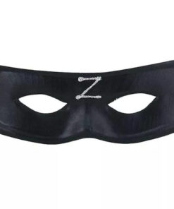 Zorro Maskesi Arkadan Lastikli Z Baskılı