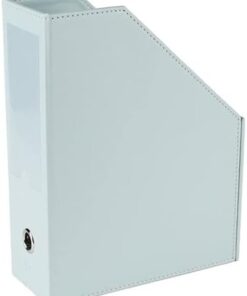 Magazinlik Suni Deri Masa Üstü Evrak/Dosya Düzenleyici 23 * 30 * 9 cm. Su Yeşili