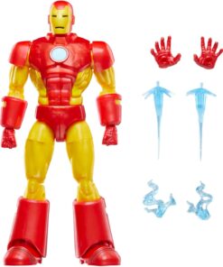 Efsaneler Serisi Iron Man (Model 09), Iron Man Comics Koleksiyon 15,5 cm Aksiyon Figürü, Retro-Inspired Blister Kart