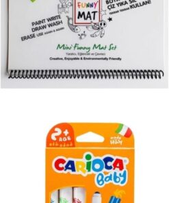 Akademi Çocuk Funny Mat Mini Set Baby Jumbo Keçeli Kalem 6lı Set
