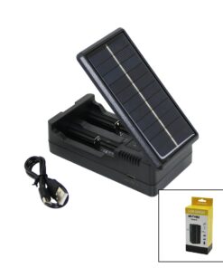 LI-ION CHARGER MS-TYN82  SOLAR - GÜNEŞ ENERJİLİ   2Lİ   PİL ŞARJ  ALETİ  1200mA