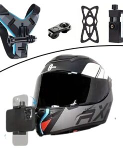 Motorsiklet Kask Önü Takılan Telefon Tutucu Aksiyon Kamerası Takılabilen Aparat