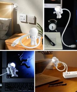 USB Astronot Gece Lambası, Masa Lambası, Kitap Okuma Lambası Işığı