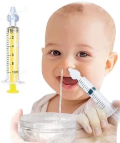 den Kullanılabilir, Manuel Burun Temizleyici 10ml Kapasiteli Burun Açıcı Şırınga