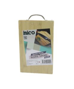 18X28 X 1.7CM LUX AHŞAP BAMBU KESİM PANOSU - KESME TAHTASI METAL KULPLU