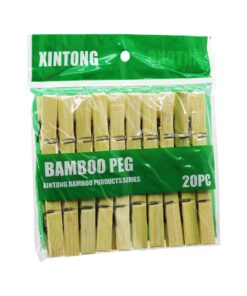 20PCS AHŞAP BAMBU MANDAL