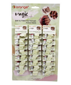 24 PARÇA BEYAZ TAKMA TIRNAK YAPIŞTIRICI SET