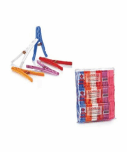 24 PARÇA ÇİÇEK PLASTİK MANDAL