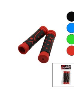2PCS SET   SİLİKON  BİSİKLET ELCİK  RENKLİ - KABARTMA NOKTA DESENLİ