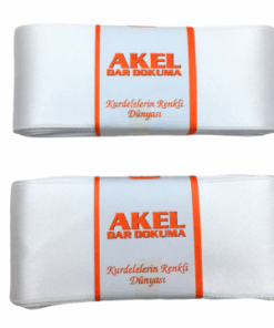 6CMX10MT POŞETLİ BEYAZ TAKI KURDELESİ