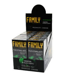 MILY PLUS ESTIMULANTE 12 PARÇA KABARTMA HALKA YÜZEYLİ PREZERVATİF CONDOM