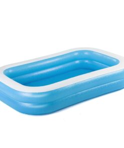 İKİ HALKA 778LT DİKDÖRTGEN AİLE MAVİ ŞİŞME HAVUZ 2.62X1.75X51CM 6+ YAŞ