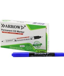 MAVİ - 2 UÇLU   PERMANENT-1MM  +  CD MARKER-0.4MM  KALEMİ ARROW AK-02
