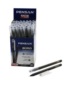 PENSAN BÜRO SİYAH TÜKENMEZ KALEM M-MEDİUM - 1.0MM UÇ
