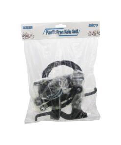 PLASTİK BİSİKLET FREN TAKIMI SET 2PCS FREN KOLU - 1PCS FREN TELİ  - 4PCS FREN MEKANİZMA - PABUÇ