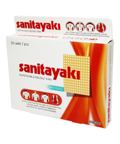 SANİTAYAKI KAPSİKUMLU DELİKLİ YAKI MENTOLLÜ